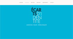 Desktop Screenshot of ecarts-identite.org