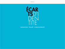 Tablet Screenshot of ecarts-identite.org